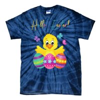 Hello Easter Cute Chick Holiday Tie-Dye T-Shirt