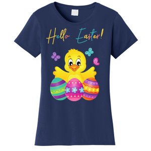 Hello Easter Cute Chick Holiday Women's T-Shirt