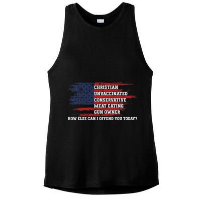 How Else Can I Offend You Today Ladies PosiCharge Tri-Blend Wicking Tank