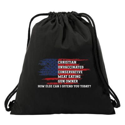 How Else Can I Offend You Today Drawstring Bag