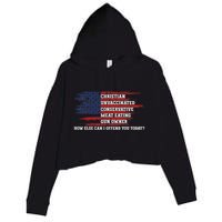 How Else Can I Offend You Today Crop Fleece Hoodie