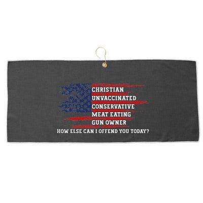 How Else Can I Offend You Today Large Microfiber Waffle Golf Towel