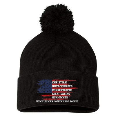 How Else Can I Offend You Today Pom Pom 12in Knit Beanie