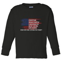 How Else Can I Offend You Today Toddler Long Sleeve Shirt
