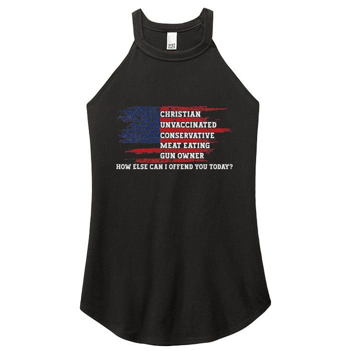 How Else Can I Offend You Today Women's Perfect Tri Rocker Tank