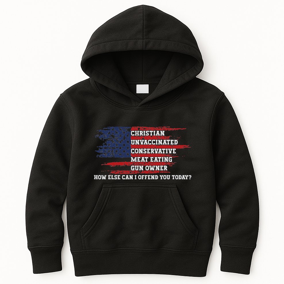 How Else Can I Offend You Today Kids Hoodie