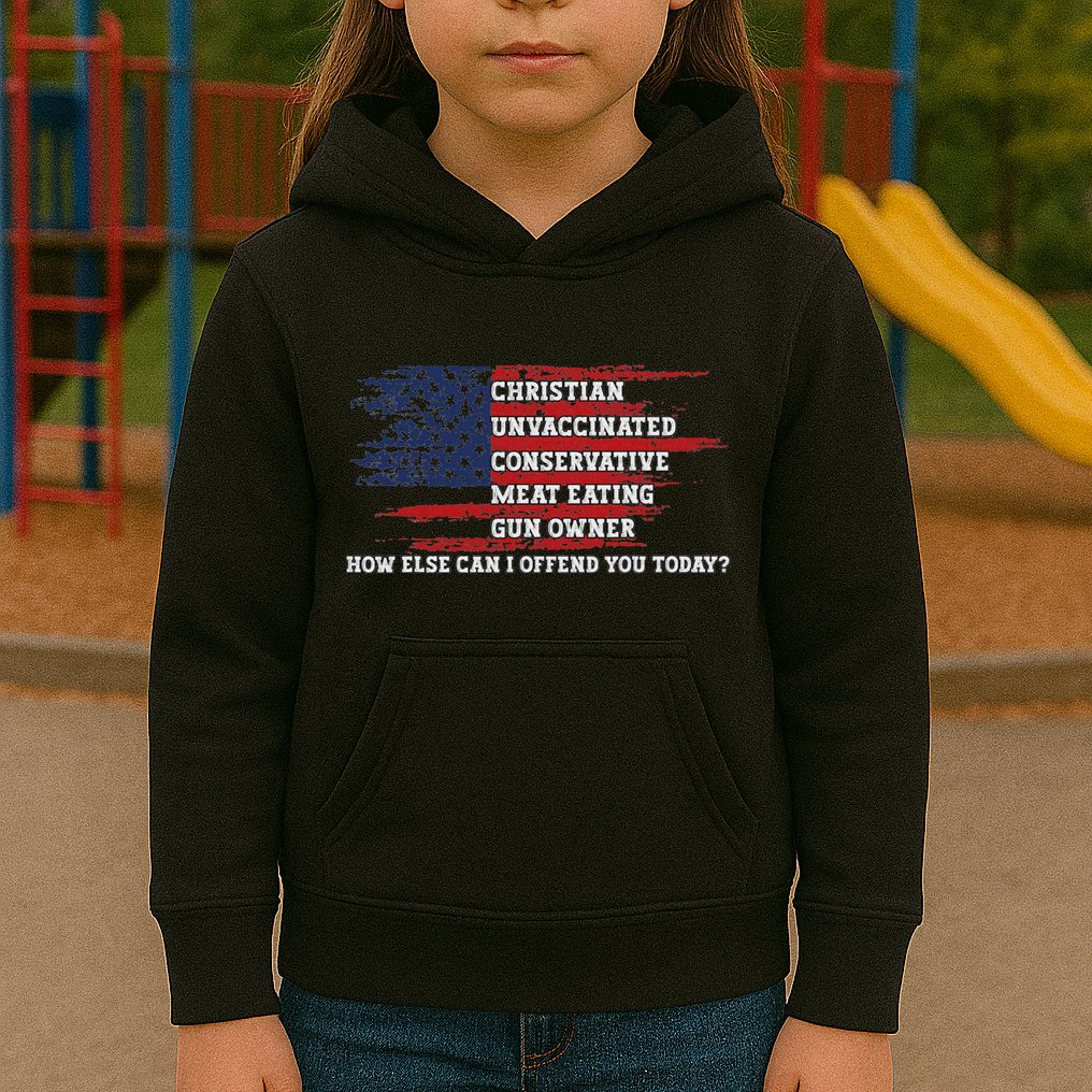 How Else Can I Offend You Today Kids Hoodie