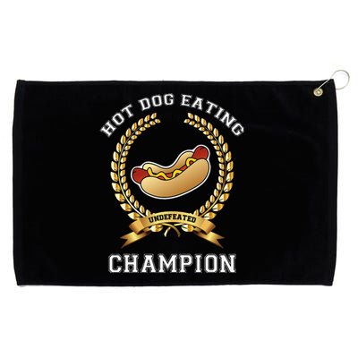 Hotdog Eating Contest Hot Dog Lover Gift Grommeted Golf Towel