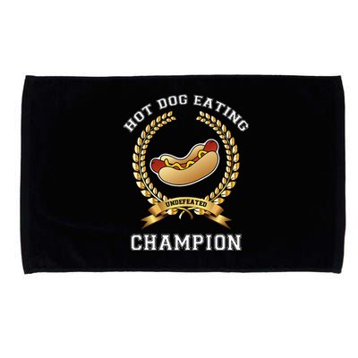 Hotdog Eating Contest Hot Dog Lover Gift Microfiber Hand Towel