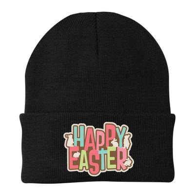 Happy Easter Colorful Bunny Beanie