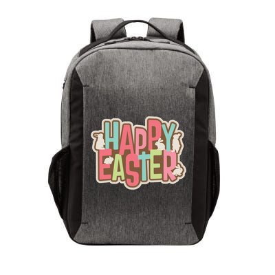 Happy Easter Colorful Bunny Vector Backpack