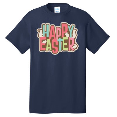 Happy Easter Colorful Bunny Tall T-Shirt