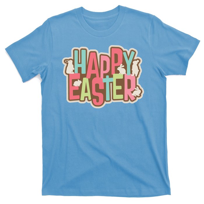 Happy Easter Colorful Bunny T-Shirt