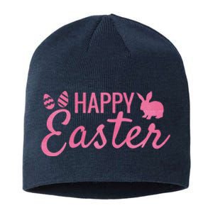 Happy Easter Cute Festive Holiday Sustainable Beanie