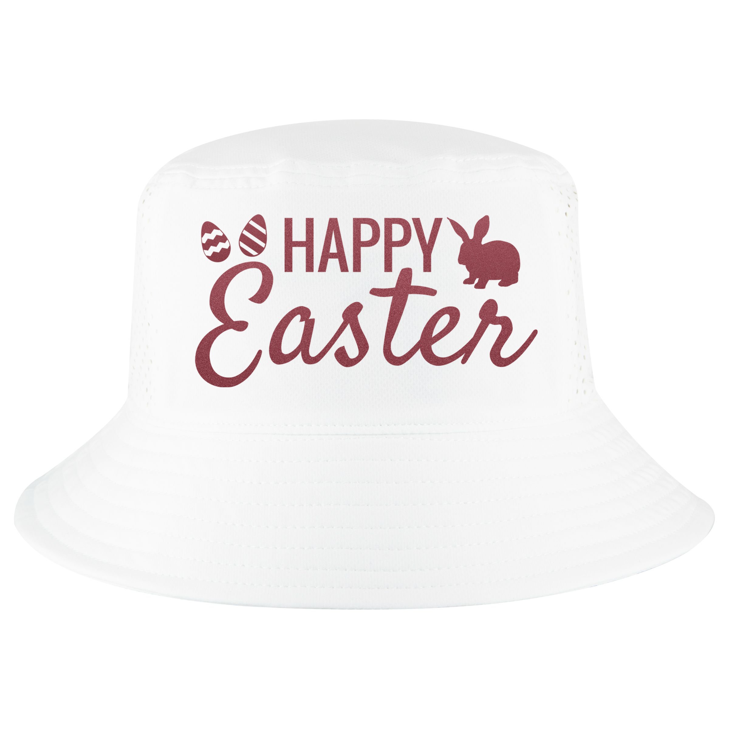 Happy Easter Cute Festive Holiday Cool Comfort Performance Bucket Hat
