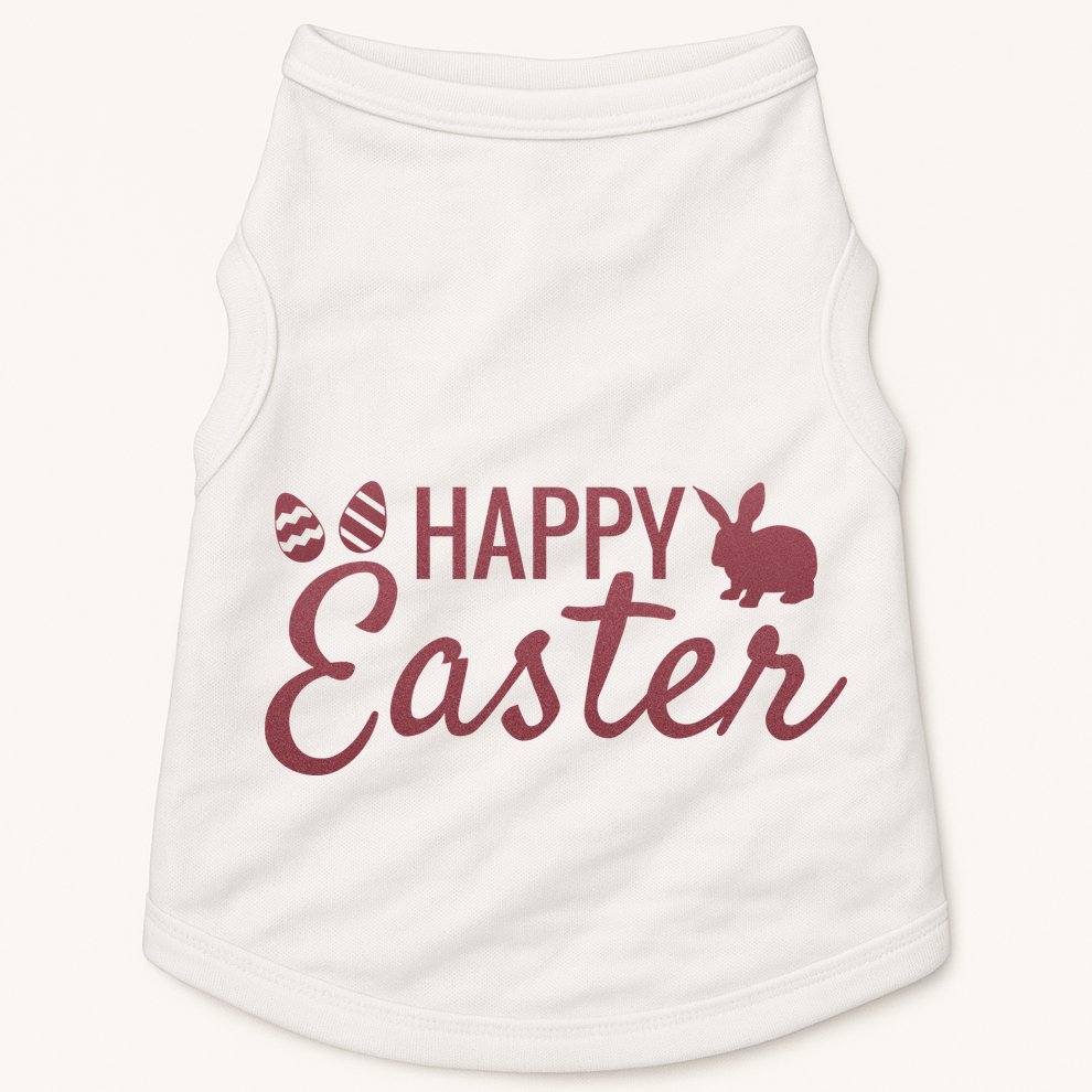 Happy Easter Cute Festive Holiday Doggie Tank