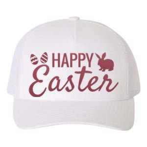 Happy Easter Cute Festive Holiday Yupoong Adult 5-Panel Trucker Hat