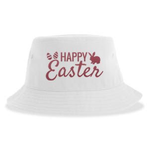 Happy Easter Cute Festive Holiday Sustainable Bucket Hat