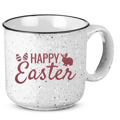 Happy Easter Cute Festive Holiday 15oz Campfire Ceramic Mug