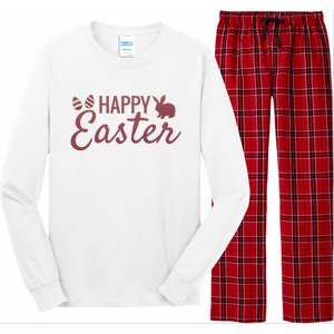 Happy Easter Cute Festive Holiday Long Sleeve Pajama Set