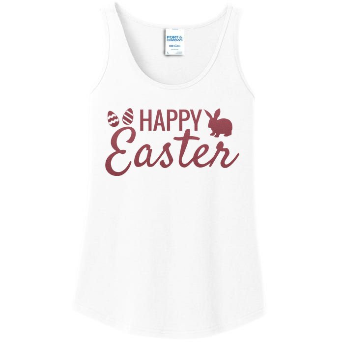 Happy Easter Cute Festive Holiday Ladies Essential Tank