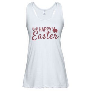 Happy Easter Cute Festive Holiday Ladies Essential Flowy Tank