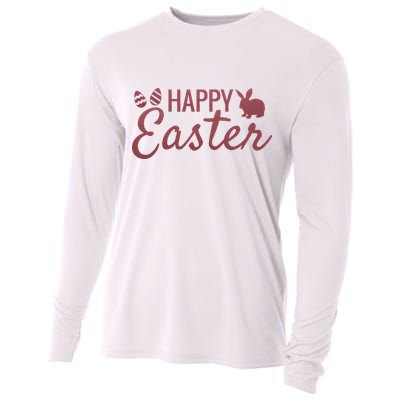 Happy Easter Cute Festive Holiday Cooling Performance Long Sleeve Crew