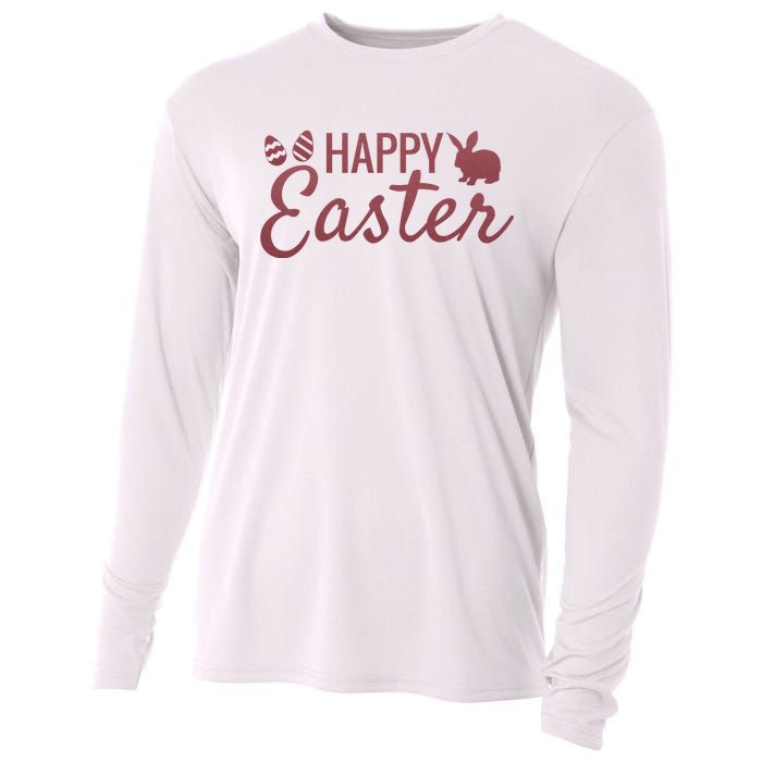 Happy Easter Cute Festive Holiday Cooling Performance Long Sleeve Crew