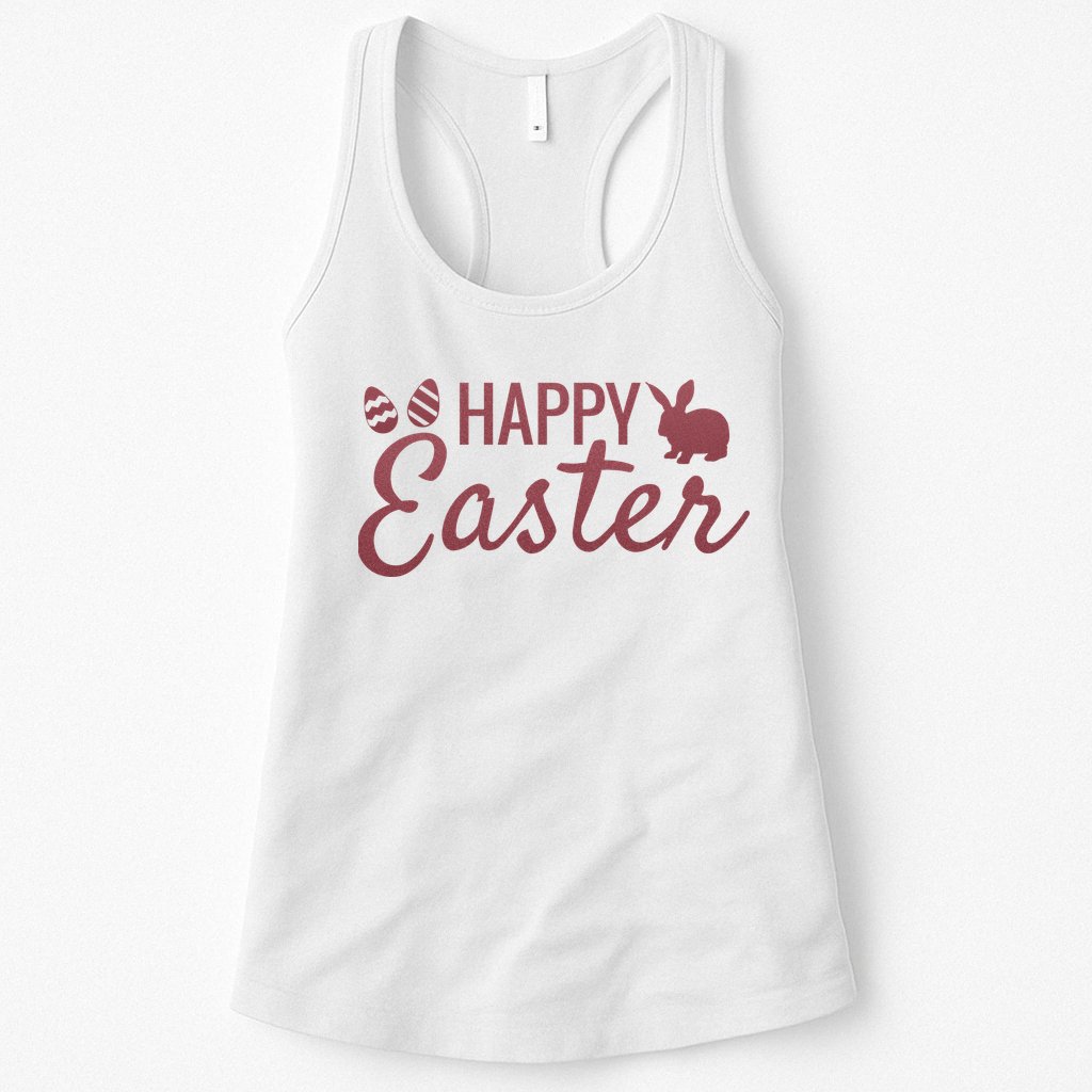 Happy Easter Cute Festive Holiday Womens Tank Top