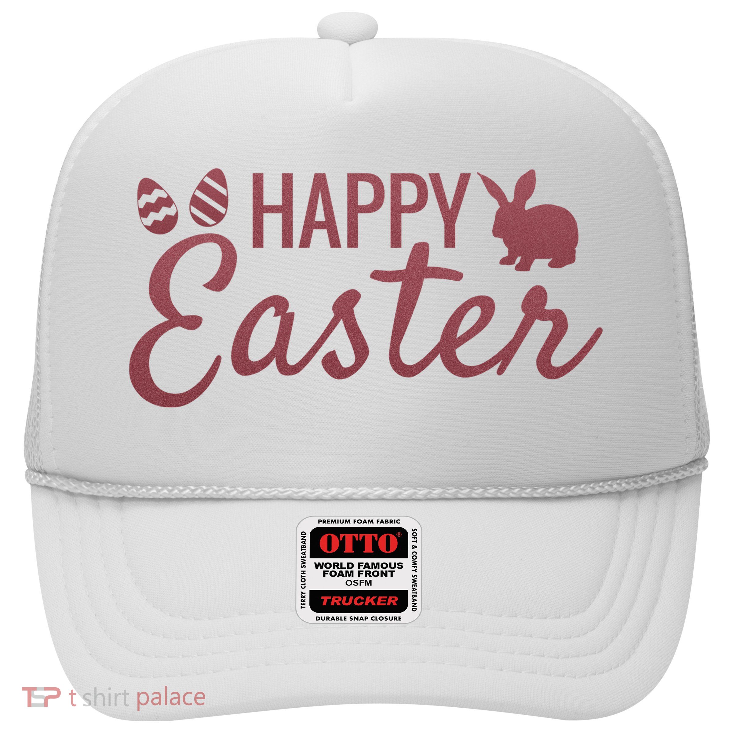Happy Easter Cute Festive Holiday Trucker Hat