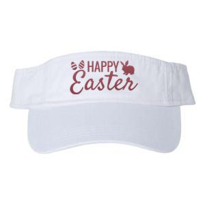 Happy Easter Cute Festive Holiday Valucap Bio-Washed Visor