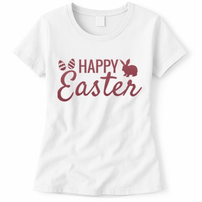 Happy Easter Cute Festive Holiday Womens T-Shirt