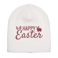 Happy Easter Cute Festive Holiday Short Acrylic Beanie