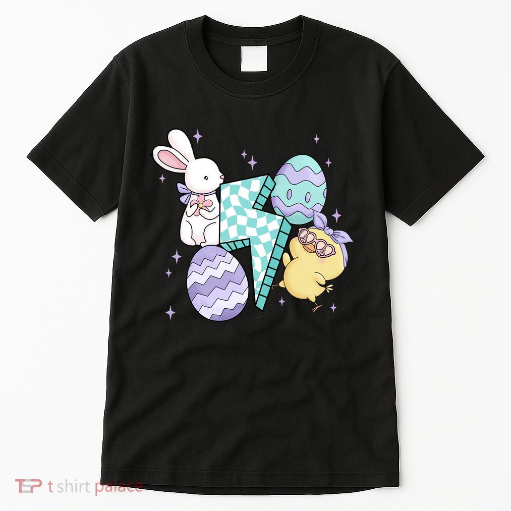 Happy Easter Cute Retro Tall T-Shirt