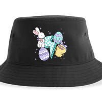 Happy Easter Cute Retro Sustainable Bucket Hat