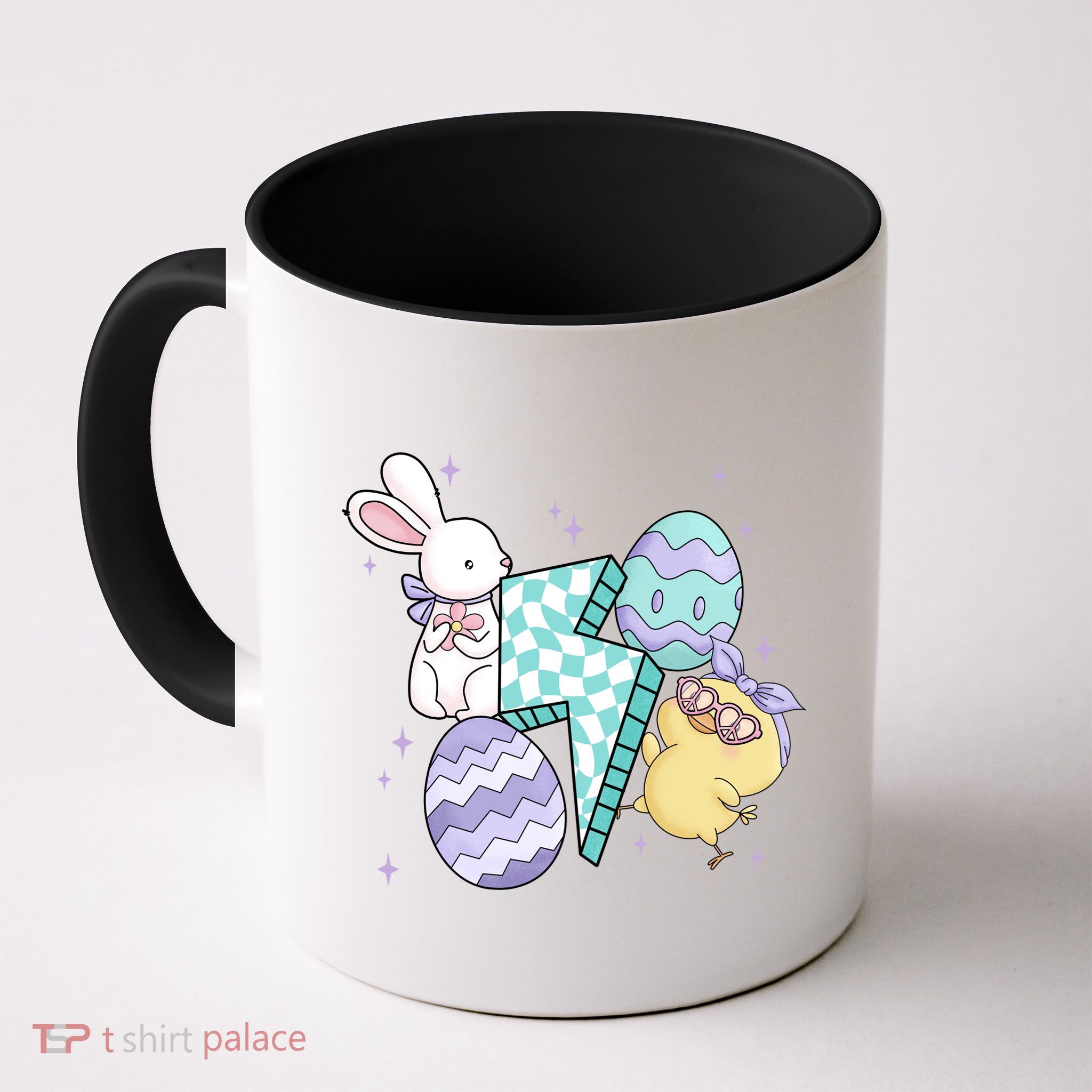 Happy Easter Cute Retro Mug