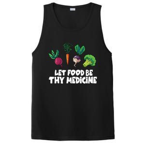 Healthy Eating Carrot Let Food Be Thy Medicine Gift PosiCharge Competitor Tank