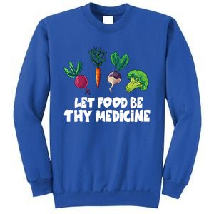 Healthy Eating Carrot Let Food Be Thy Medicine Gift Sweatshirt