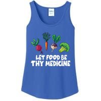 Healthy Eating Carrot Let Food Be Thy Medicine Gift Ladies Essential Tank