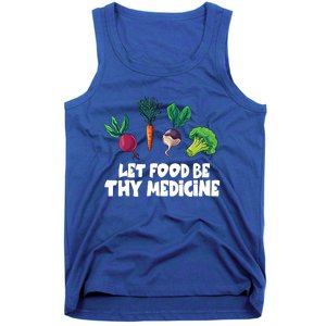 Healthy Eating Carrot Let Food Be Thy Medicine Gift Tank Top