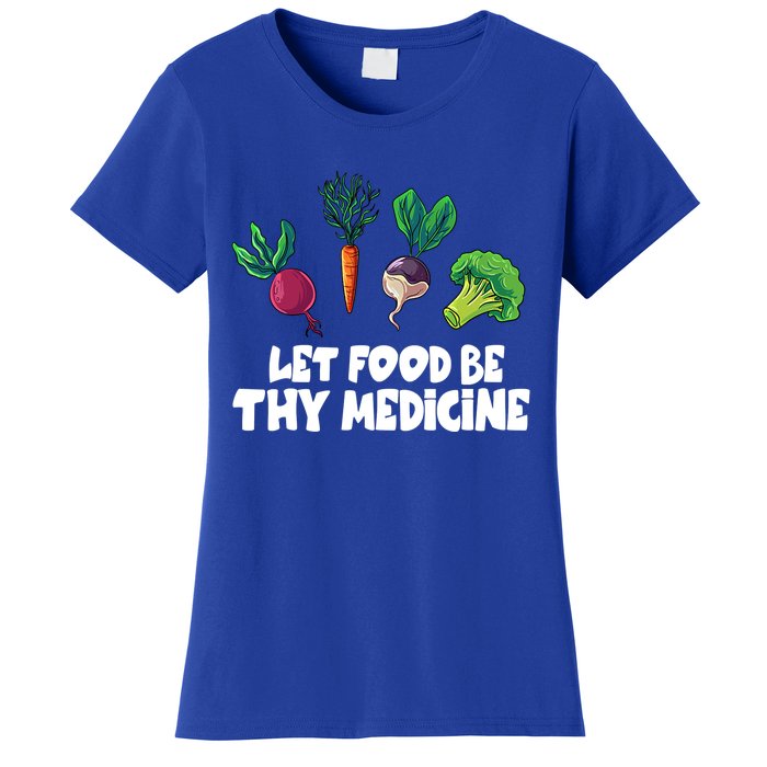 Healthy Eating Carrot Let Food Be Thy Medicine Gift Women's T-Shirt