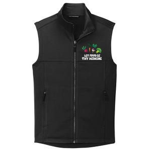 Healthy Eating Carrot Let Food Be Thy Medicine Gift Collective Smooth Fleece Vest