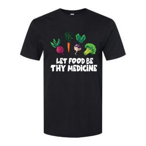 Healthy Eating Carrot Let Food Be Thy Medicine Gift Softstyle CVC T-Shirt