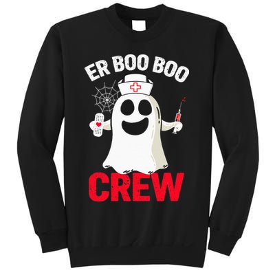Halloween ER Costume  ER Boo Boo Crew Nurse Ghost Sweatshirt