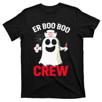 Halloween ER Costume  ER Boo Boo Crew Nurse Ghost T-Shirt