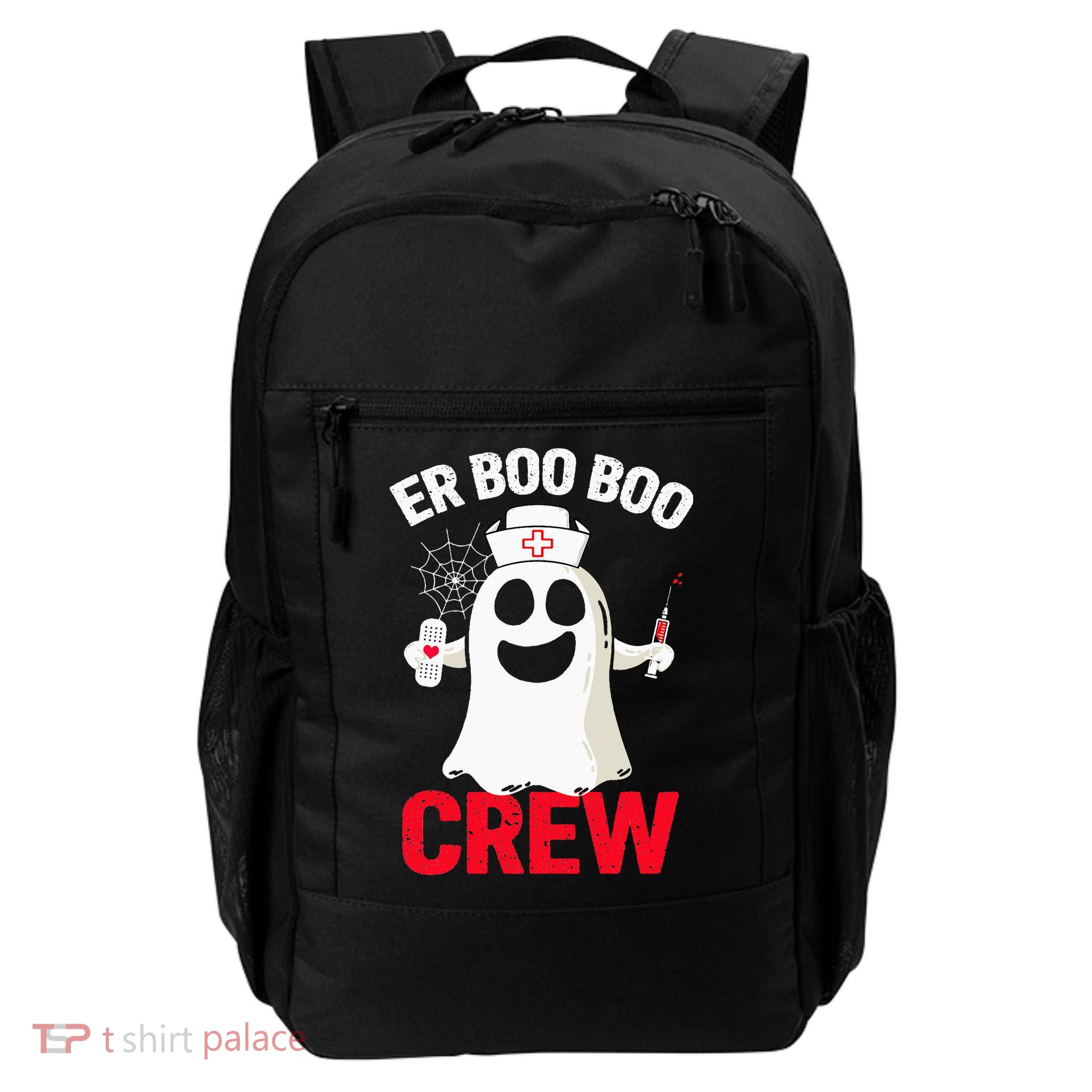 Halloween ER Costume  ER Boo Boo Crew Nurse Ghost Backpack