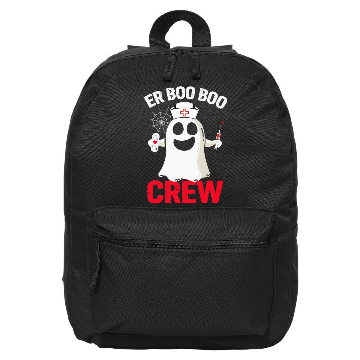 Halloween ER Costume  ER Boo Boo Crew Nurse Ghost 16 in Basic Backpack