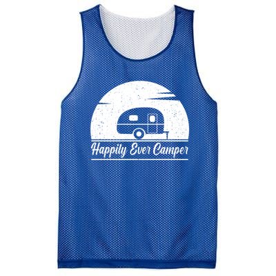 Happily Ever Camper Gift Living The Rv Life Gift Road Trip Gift Mesh Reversible Basketball Jersey Tank