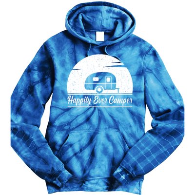 Happily Ever Camper Gift Living The Rv Life Gift Road Trip Gift Tie Dye Hoodie