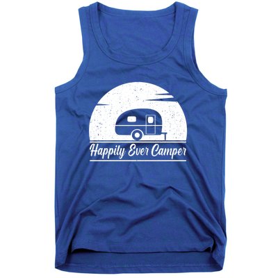 Happily Ever Camper Gift Living The Rv Life Gift Road Trip Gift Tank Top